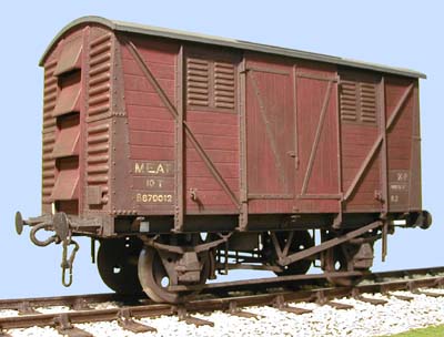 Slaters 7065 O Gauge BR Meat Van Kit