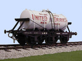 Slaters 7074 O Gauge LMS Six Wheeled 3000 Gallon Milk Tank Wagon Kit
