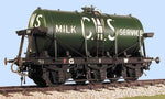 Slaters 7076 O Gauge GWR 3000 Gallon Milk Tank Wagon Kit