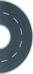 Busch 7099 N Gauge Semi Circle Self-Adhesive Road