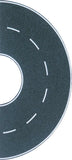 Busch 7099 N Gauge Semi Circle Self-Adhesive Road