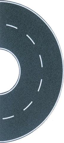 Busch 7099 N Gauge Semi Circle Self-Adhesive Road