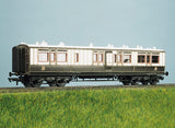 Parkside PC734 OO Gauge LMS (Ex-LNWR) 50ft Arc Roof Corr Brake 3rd Coach Kit