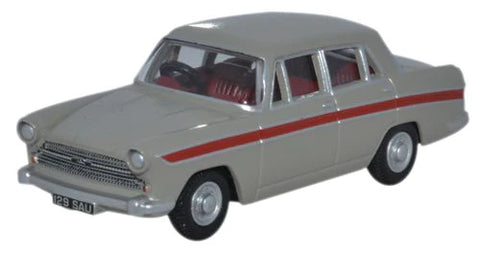 Oxford Diecast 76ACF002 1:76/OO Gauge Austin Cambridge Armadillo Beige _Red