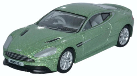 Oxford Diecast 76AMV001 1:76/OO Gauge Aston Martin Vanquish Coupe Appletree Green