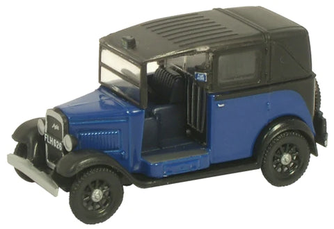 Oxford Diecast 76AT002 1:76/OO Gauge Austin Taxi Oxford Blue
