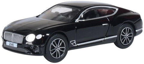 Oxford Diecast 76BCGT003 1:76/OO Gauge Bentley Continental GT Onyx Black