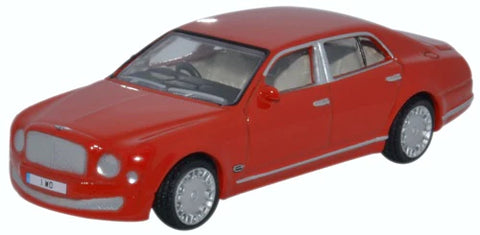 Oxford Diecast 76BM004 1:76/OO Gauge Bentley Mulsanne St James Red