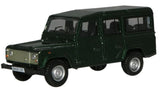 Oxford Diecast 76DEF001 1:76/OO Gauge Green Land Rover Defender