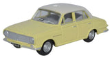 Oxford Diecast 76FB005 1:76/OO Gauge Vauxhall FB Victor Alaska White/Primrose