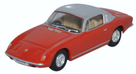 Oxford Diecast 76LE003 1:76/OO Gauge Lotus Elan Red And Silver