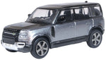 Oxford Diecast 76ND110X002 1:76/OO Gauge Land Rover Defender 110X Eiger Grey