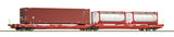 Roco 77400 HO Gauge DBAG T3000e Articulated Double Pocket Wagon VI