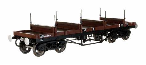 Dapol 7F-061-003 O Gauge Bogie Bolster E Wagon YRV (S&T) 923528 Bauxite