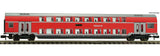 Fleischmann 862811 N Gauge DBAG DBpz753 2nd Class Bi-Level Coach VI
