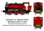 Rapido Trains 903503 OO Gauge 16" Hunslet "Beatrice" S Yorks NCB Red DCC Sound