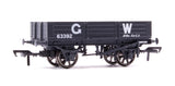 Rapido Trains 925005 OO Gauge GWR Four-Plank open Wagon 63392 (GW livery)