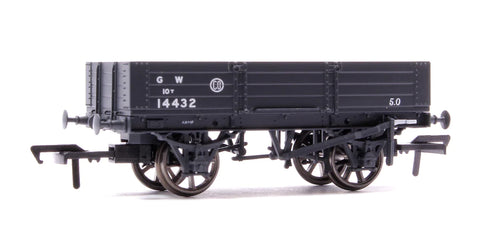 Rapido Trains 925007 OO Gauge GWR Four-Plank open No.14432 (Small GW livery)