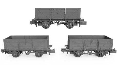 Rapido Trains 942011 N Gauge SECR Wagons Pack 3 – SR post-36 Livery 7 Planks (Dia.1355)
