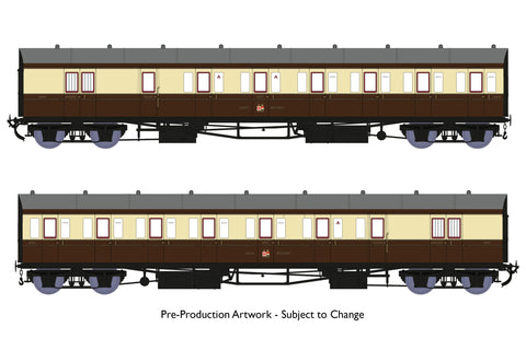 Rapido Trains 946010 OO Gauge Dia E140 B Set – GWR Post-War Lined Livery
