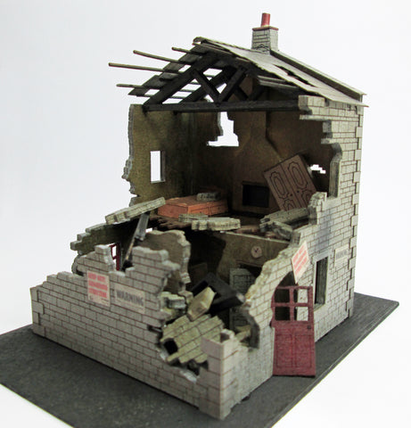 Ancorton 95658 N Gauge Ruined House Laser Cut Kit