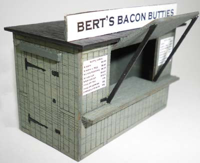 Ancorton 95831 OO Gauge Bacon Butty Hut Laser Cut Kit