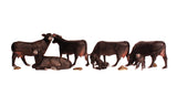 Woodland Scenics A1955 HO/OO Gauge Black Angus Cows
