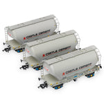 Accurascale 2036CS-Q OO Gauge Castle Cement PCA Wagon Triple Pack Q