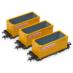 Accurascale 2064CWDU OO Gauge PFA Cawoods Coal Containers Pack E