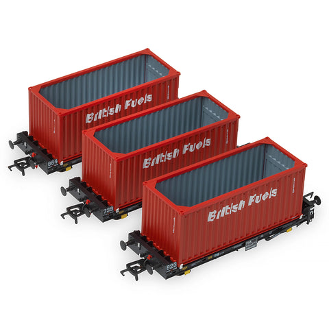 Accurascale 2069BFLI OO Gauge PFA British Fuels Coal Containers Pack I