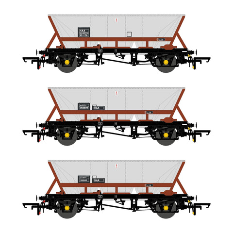 Accurascale 2557HAA-FM3 OO Gauge HAA HOP AB - Freight Brown - Pack 3