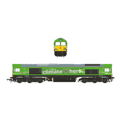 Accurascale 2648 OO Gauge Class 66 - DB 'Climate Hero' Green - 66004 DCC Sound Fitted