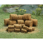 Tasma Products 00378 OO/HO Gauge Straw Bales (10 Round/20 Rectangle)