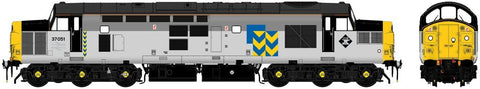 Accurascale 231137051DCC OO Gauge BR Metals Sector Class 37 No 37051 DCC SOUND