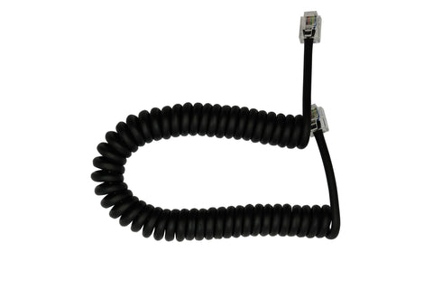 DCC Concepts DCD-ACL RJ12 6pin Curly Cord For NCE Powercab and Cobalt Alpha
