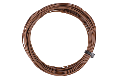 DCC Concepts DCW-32BBT Wire Decoder Stranded 6m (32g) Twin Brown/Brown
