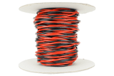DCC Concepts DCW-TW25-2.5 Twisted Bus Wire 25m of 2.5mm (13g) Twin Red/Black