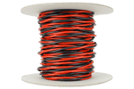 DCC Concepts DCW-TW25-3.5 Twisted Bus Wire 25m of 3.5mm (11g) Twin Red/Black