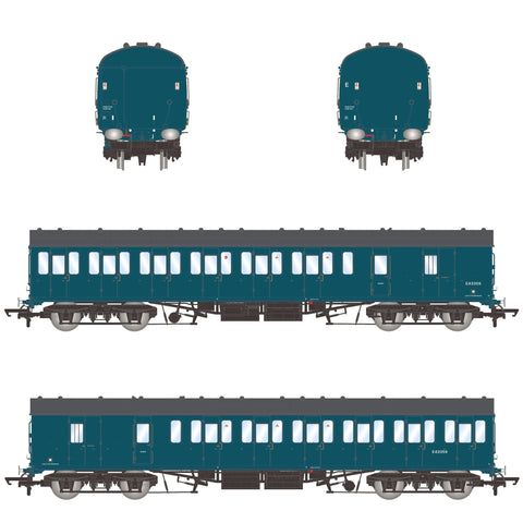 Accurascale 2350 OO Gauge BR Blue Mk1 57' Non-Gangway Coach - BS - BR Rail Blue: E43359