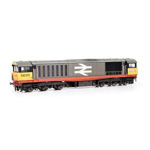 EFE Rail E84005 OO Gauge Class 58 58011 BR Railfreight (Red Stripe) [W - faded paint and logos]