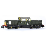 EFE Rail E84502 N Gauge Class 17 D8594 BR Green (Small Yellow Panels)