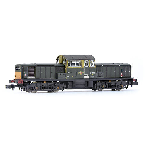 EFE Rail E84509 N Gauge Class 17 D8600 BR Green (Small Yellow Panels) [W]