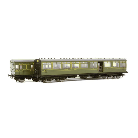 EFE Rail E86002 OO Gauge LSWR 'Gate Stock' 2-Coach Set SR Maunsell Green