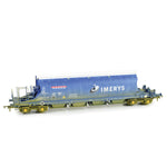 EFE Rail E87025 OO Gauge JIA Nacco Wagon Imerys Blue [W - light]