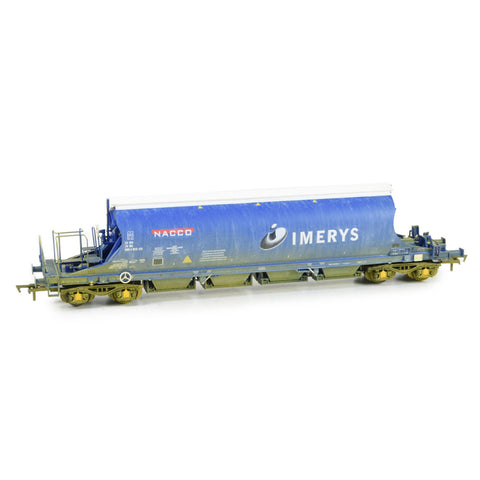 EFE Rail E87025 OO Gauge JIA Nacco Wagon Imerys Blue [W - light]