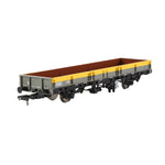 EFE Rail E87036 OO Gauge BR ZAA 'Pike' Open Wagon BR Engineers Grey & Yellow