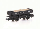 EFE Rail E87536 N Gauge 14T 'Mermaid' Side Tipping Ballast Wagon BR Departmental Black