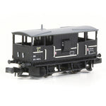 EFE Rail E87541 N Gauge BR 20T 'Shark' Ballast Plough Brake Van BR Departmental Black