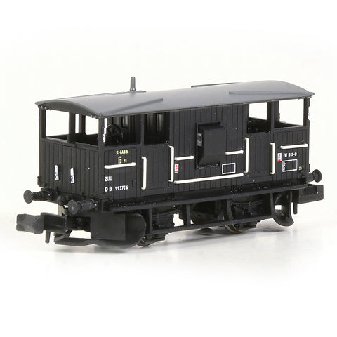 EFE Rail E87541 N Gauge BR 20T 'Shark' Ballast Plough Brake Van BR Departmental Black