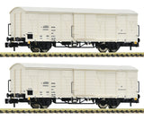 Fleischmann 826212 N Gauge DR Glmms Refrigerated Van Set (2) IV